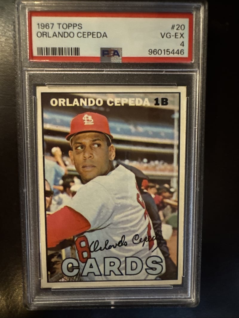 1967 Topps Orlando Cepeda #20 front