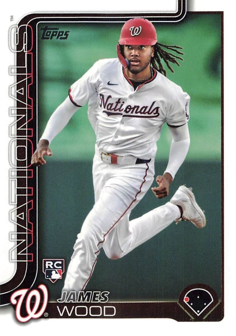 2025 Topps James Wood #181 front