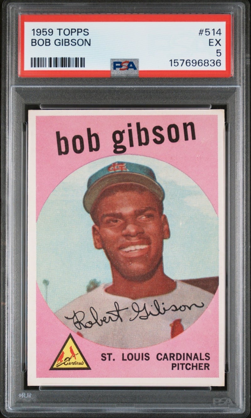 1959 Topps Bob Gibson #514 front