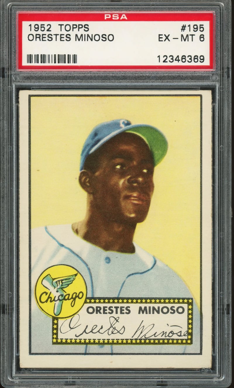 1952 Topps Minnie Minoso #195 front