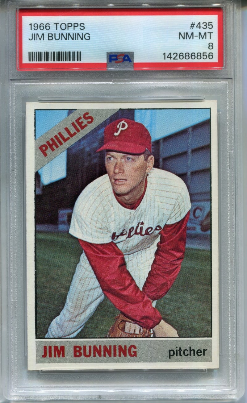 1966 Topps Jim Bunning #435 front
