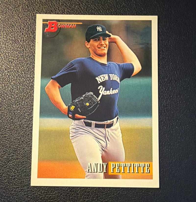 1993 Bowman Andy Pettitte #103 front