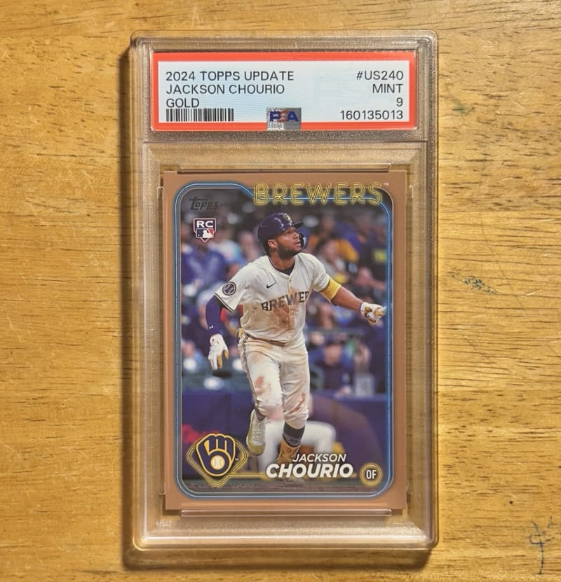 2024 Topps Update Jackson Chourio #US240 front