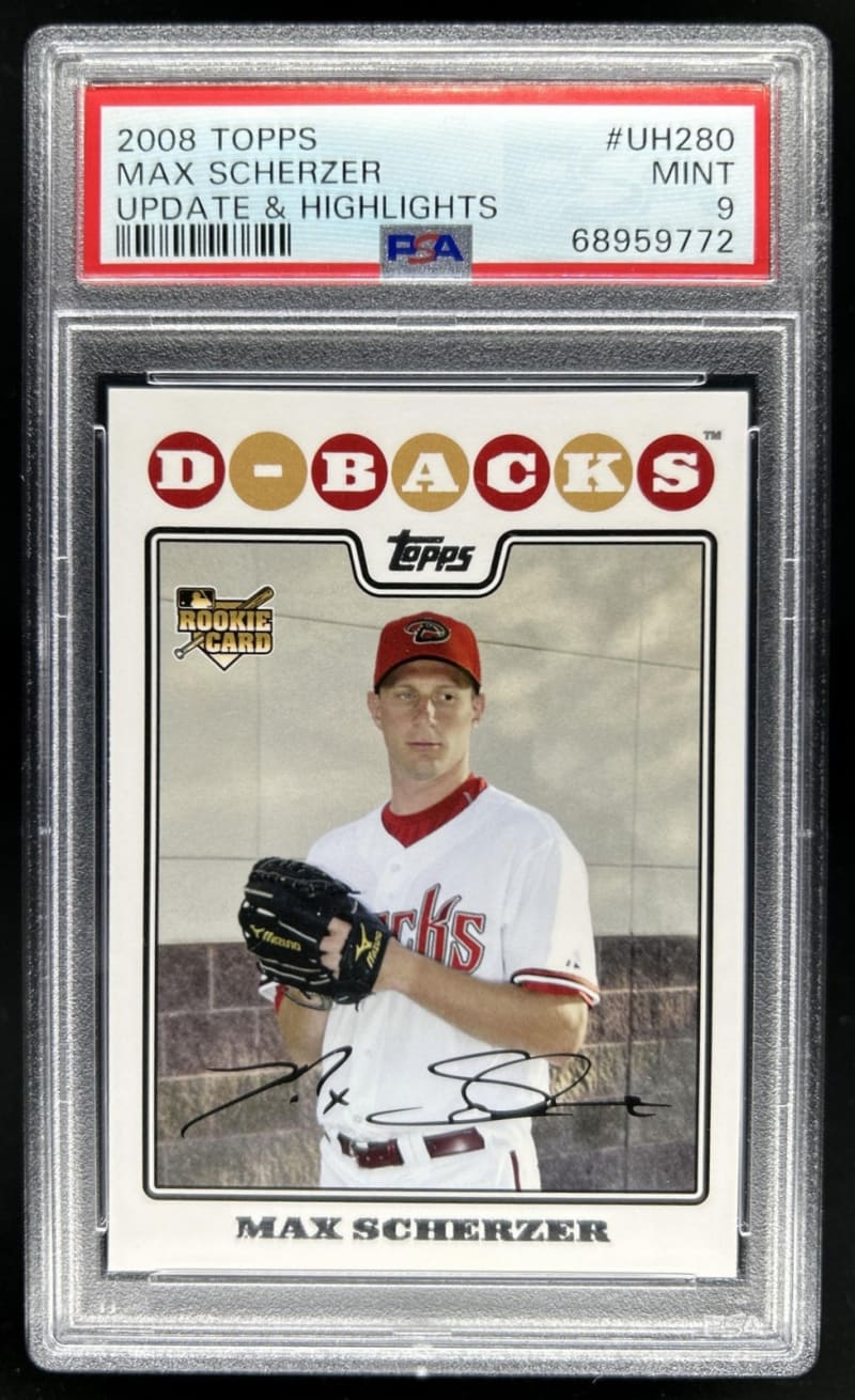 2008 Topps Updates & Highlights Max Scherzer #UH280 front