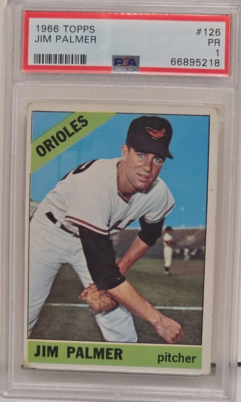 1966 Topps Jim Palmer #126 front