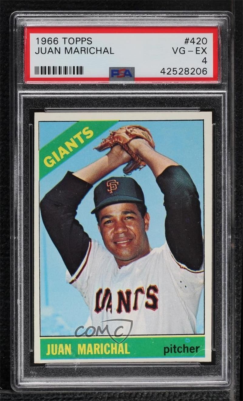 1966 Topps Juan Marichal #420 front