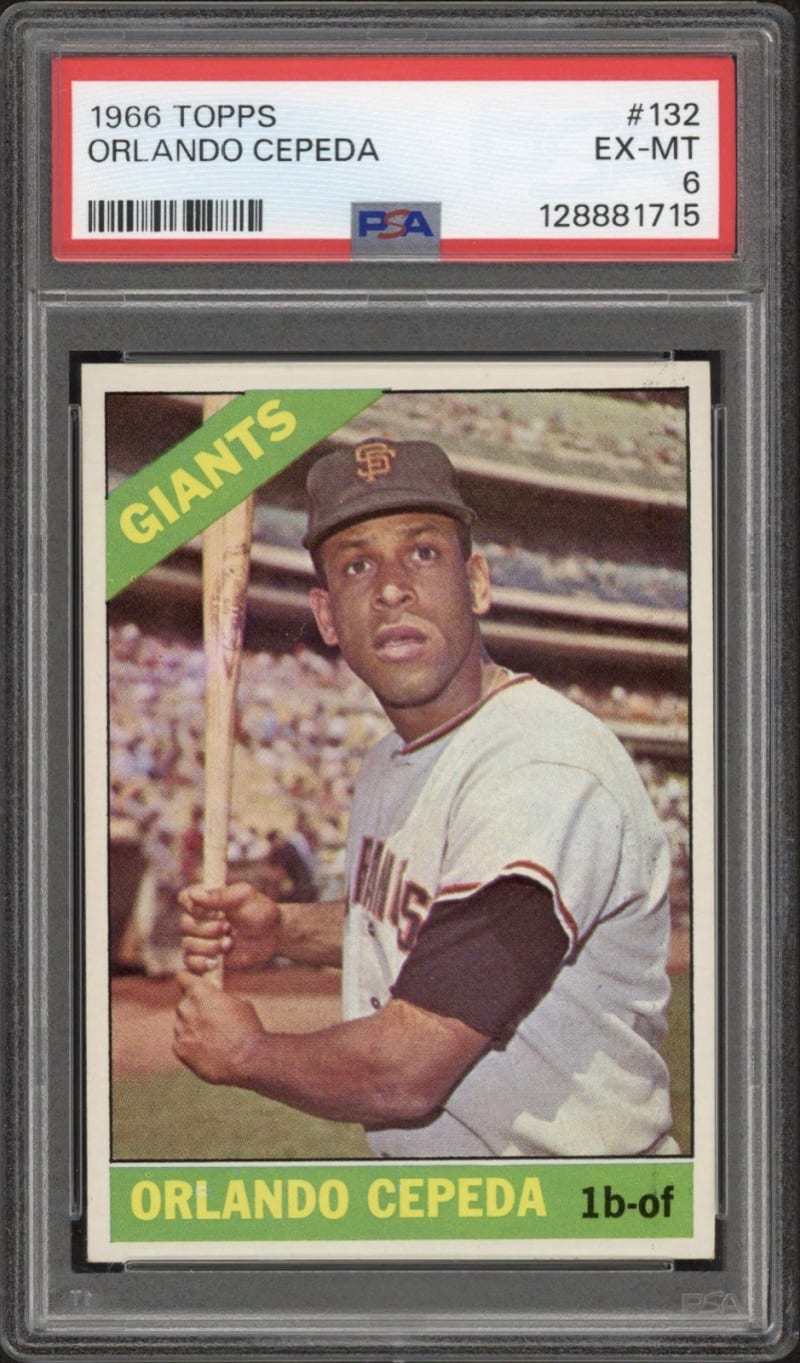 1966 Topps Orlando Cepeda #132 front