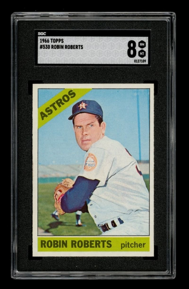 1966 Topps Robin Roberts #530 front