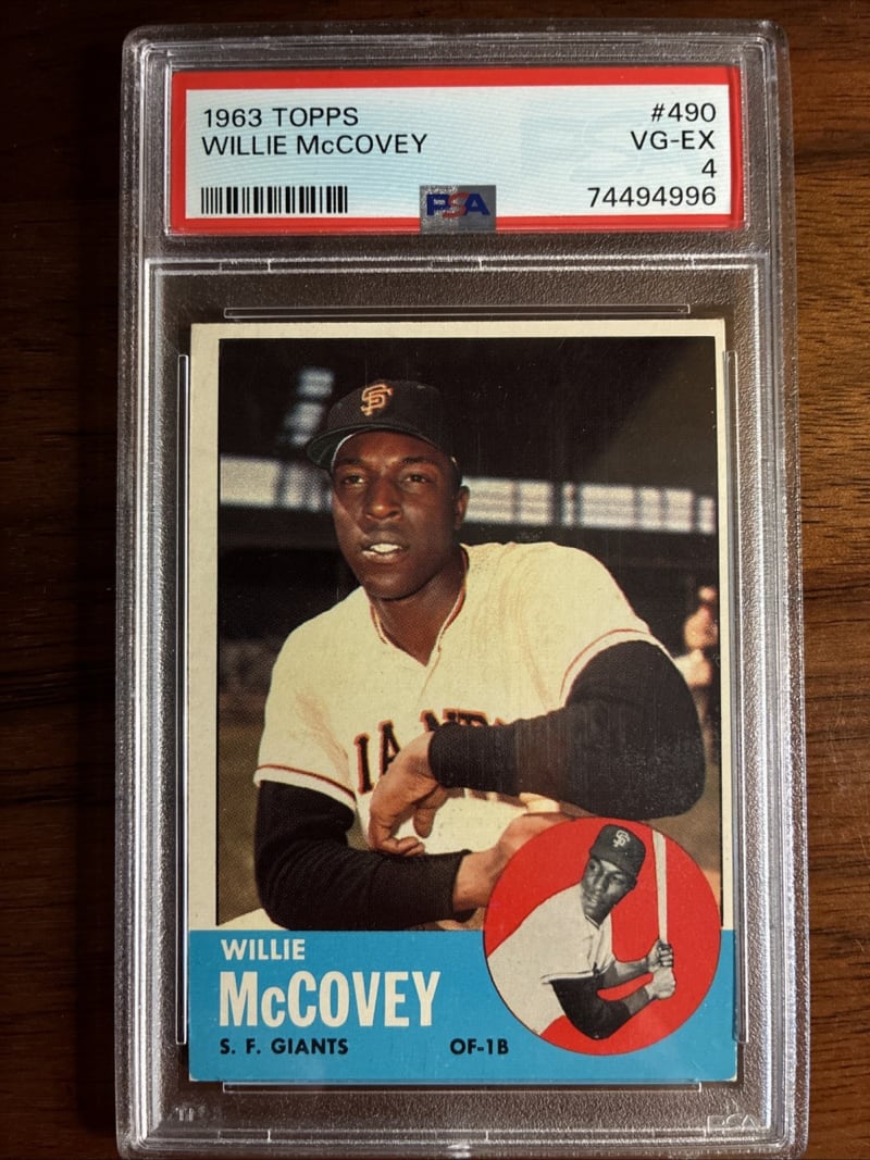 1963 Topps Willie McCovey #490 front