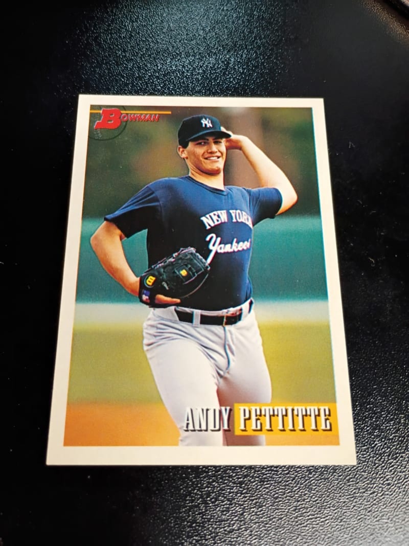 1993 Bowman Andy Pettitte #103 front