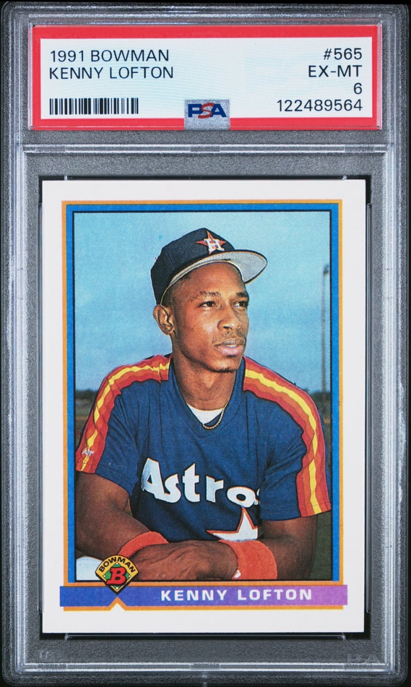 1991 Bowman Kenny Lofton #565 front