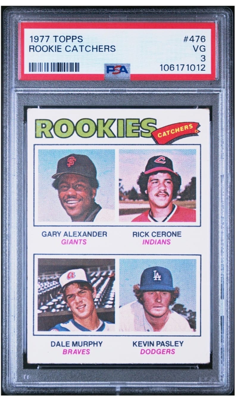 1977 Topps Dale Murphy #476 front