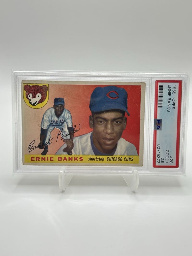 1955 Topps Ernie Banks #28 front