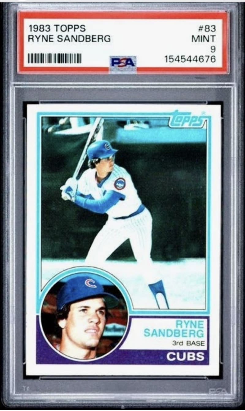1983 Topps Ryne Sandberg #83 front