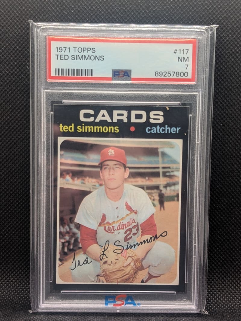 1971 Topps Ted Simmons #117 front