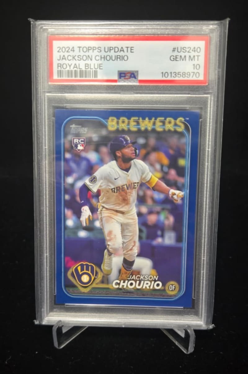 2024 Topps Update Jackson Chourio #US240 front