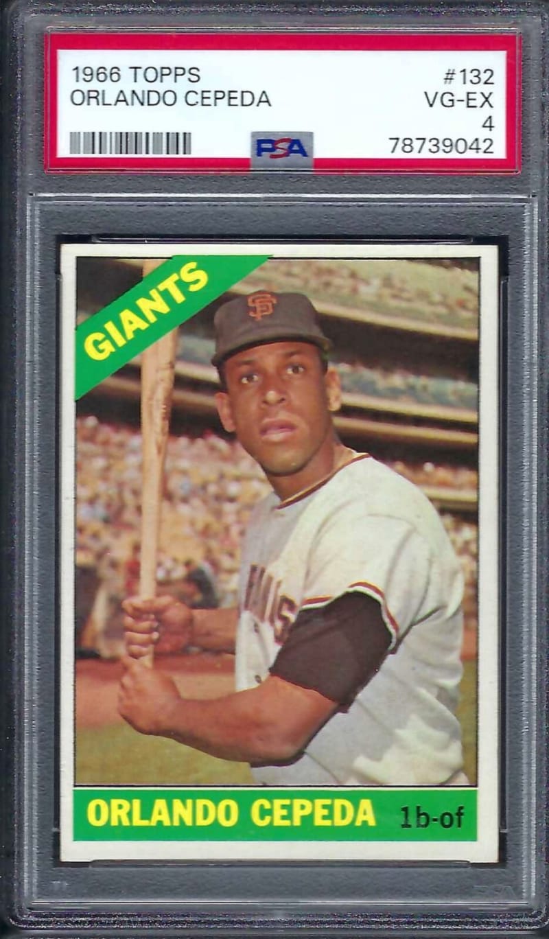 1966 Topps Orlando Cepeda #132 front