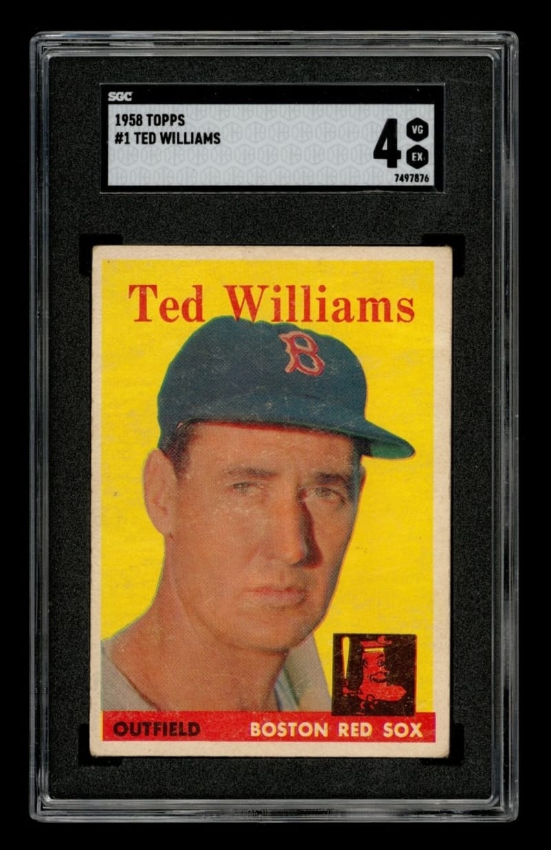 1958 Topps Ted Williams #1 front