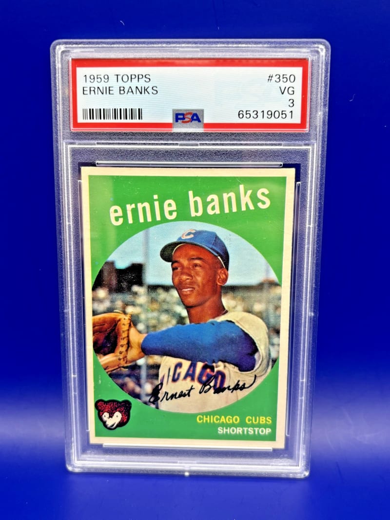 1959 Topps Ernie Banks #350 front