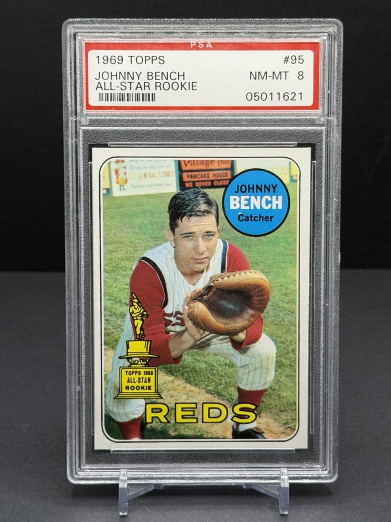 1969 Topps Johnny Bench #95 front
