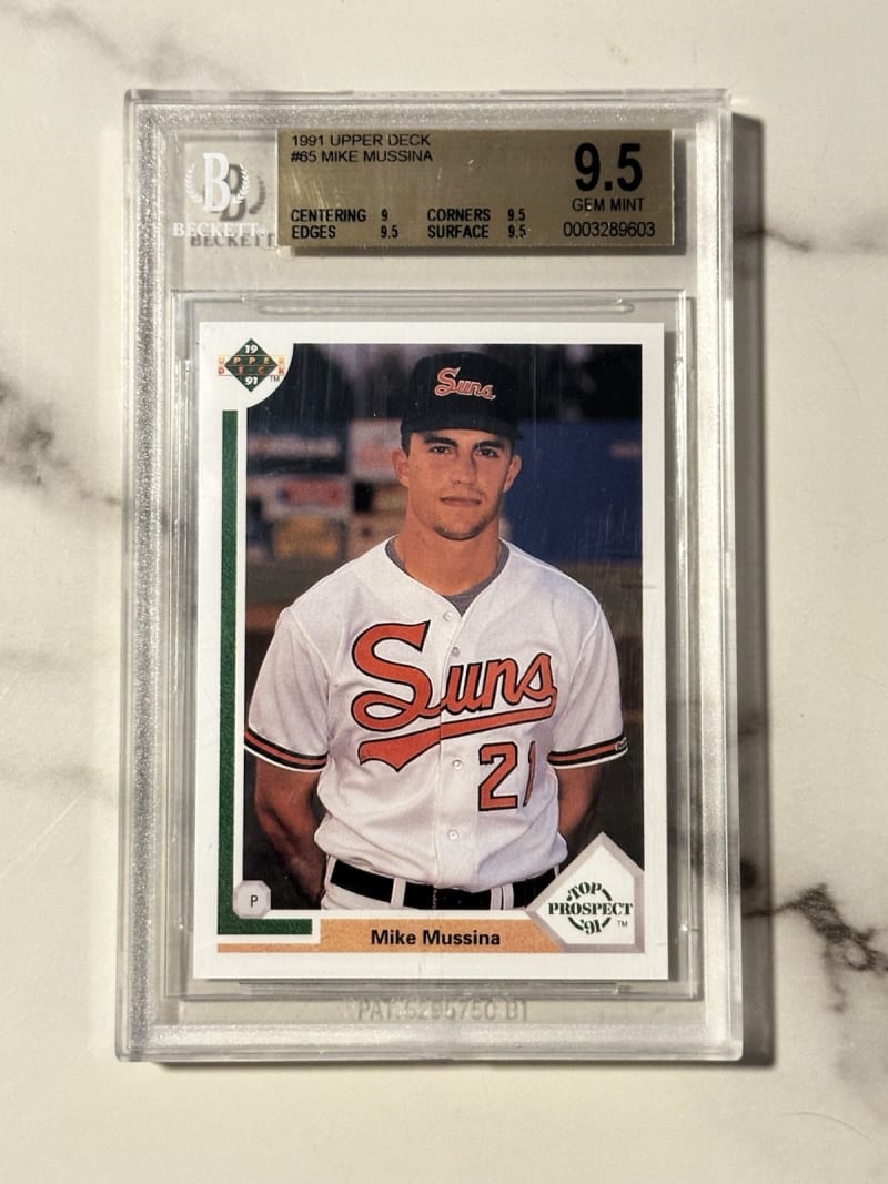 1991 Upper Deck Mike Mussina #65 front