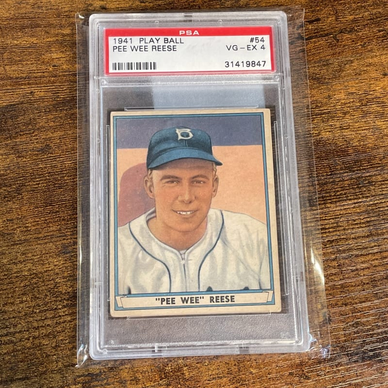 1941 Gum Inc. Play Ball Pee Wee Reese #54 front