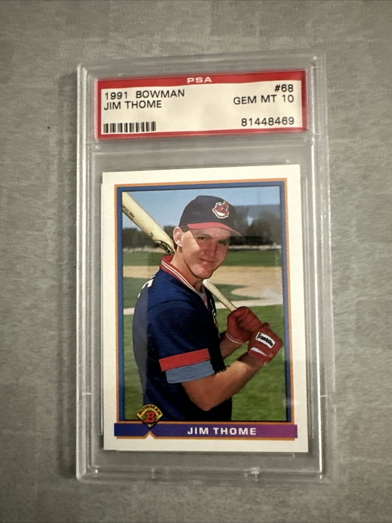 1991 Bowman Jim Thome #68 front