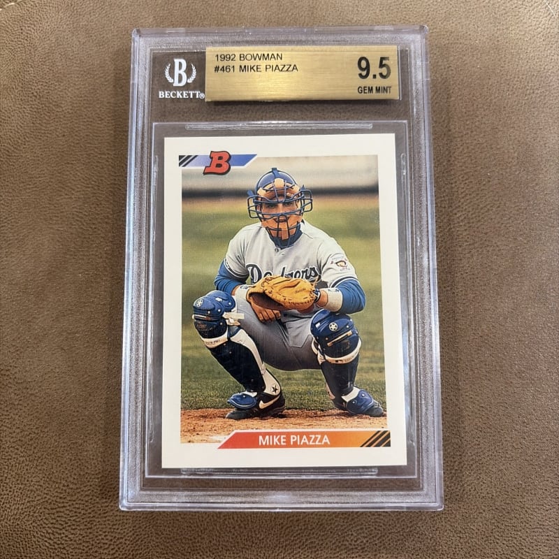 1992 Bowman Mike Piazza #461 front