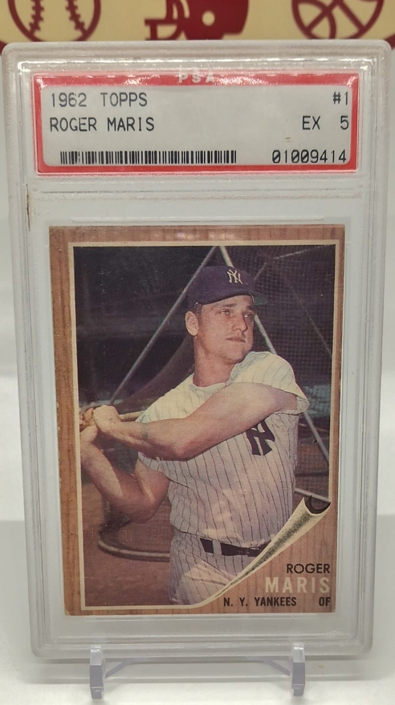 1962 Topps Roger Maris #1 front