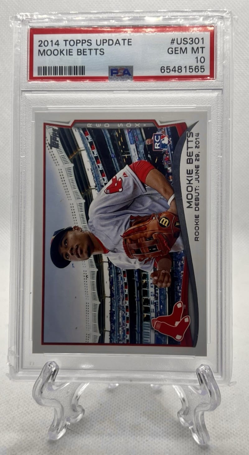 2014 Topps Update Mookie Betts #US301 front