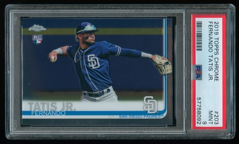 2019 Topps Chrome Fernando Tatis Jr. #203 front