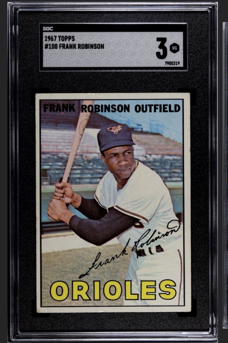 1967 Topps Frank Robinson #100 front