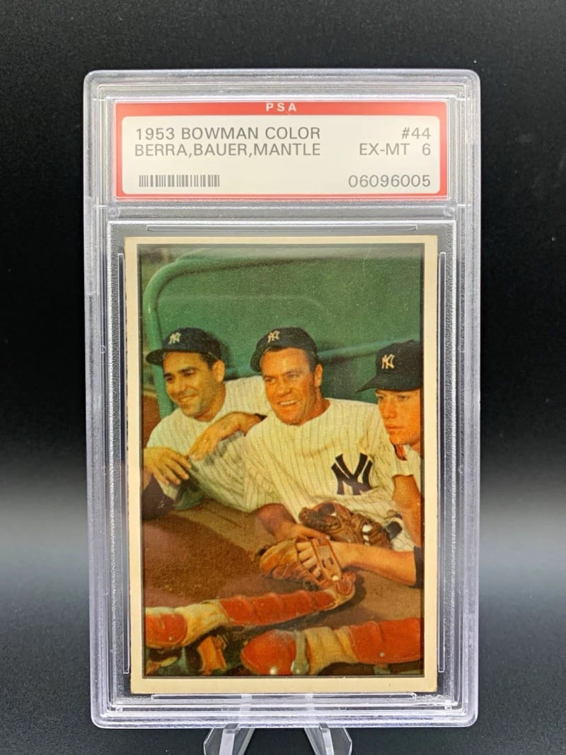 1953 Bowman Color Yogi Berra #121 front