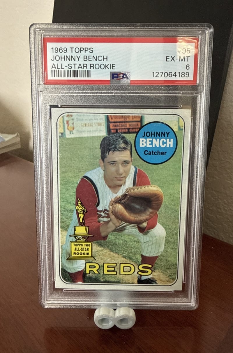 1969 Topps Johnny Bench #95 front