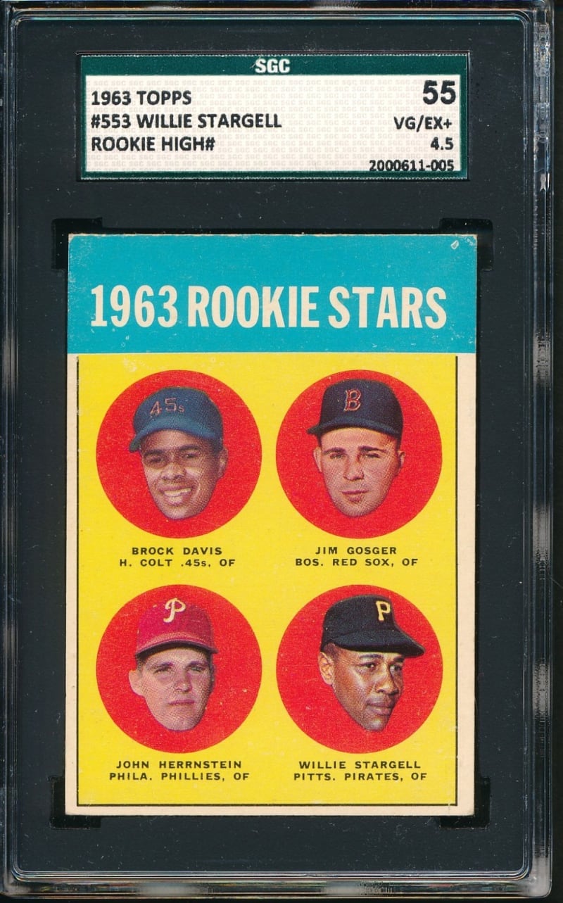 1963 Topps Willie Stargell #553 front
