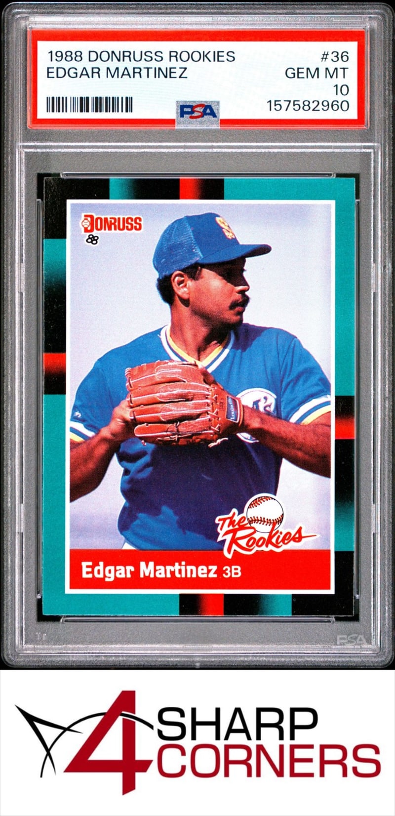 1988 Donruss The Rookies Edgar Martinez #36 front