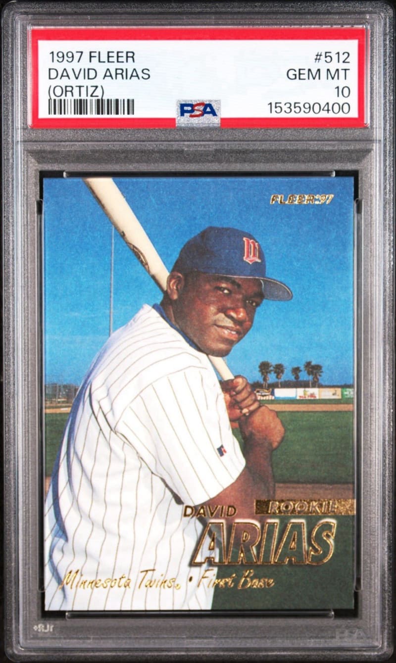 1997 Fleer David Ortiz #512 front