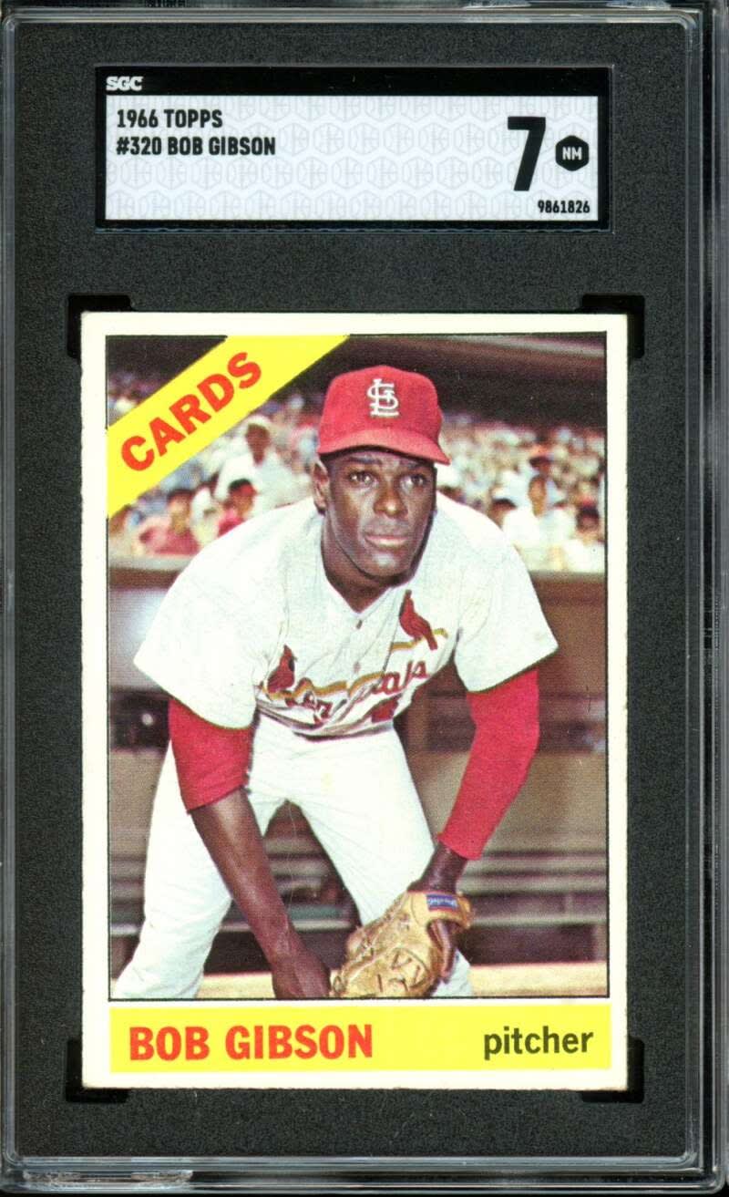 1966 Topps Bob Gibson #320 front
