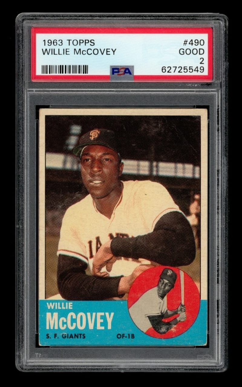 1963 Topps Willie McCovey #490 front