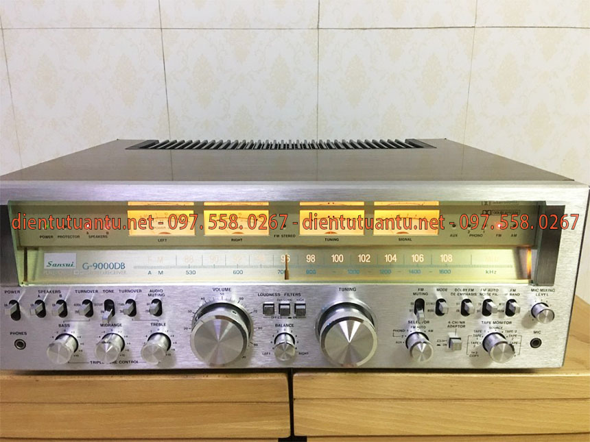 Amply Sansui G-9000DB cung cấp bởi công ty điện tử Tuấn Tú bàn giao đến bạn nhanh nhất khi nhận được liên hệ, hàng có tại công ty, bạn có thể thử nghiệm trực tiếp, mức giá tốt, đảm bảo hàng chất lượng, thời gian sử dụng lâu dài.
