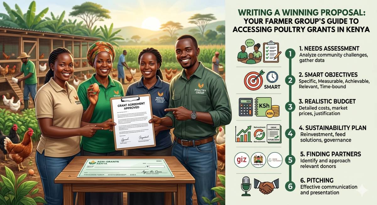 Writing a Winning Proposal: Your Farmer Group's Guide to Accessing Poultry Grants in Kenya