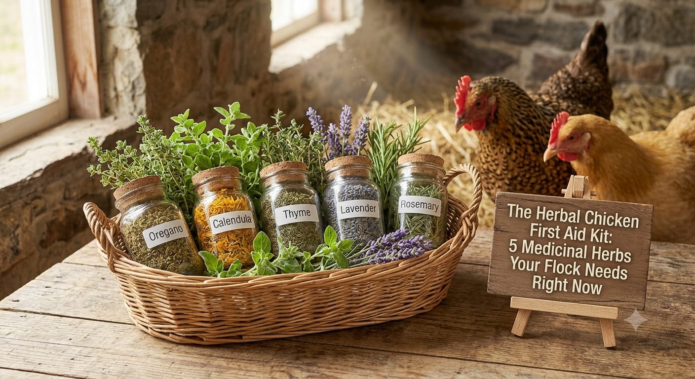 The Herbal Chicken First Aid Kit: 5 Medicinal Herbs Your Flock Needs Right Now