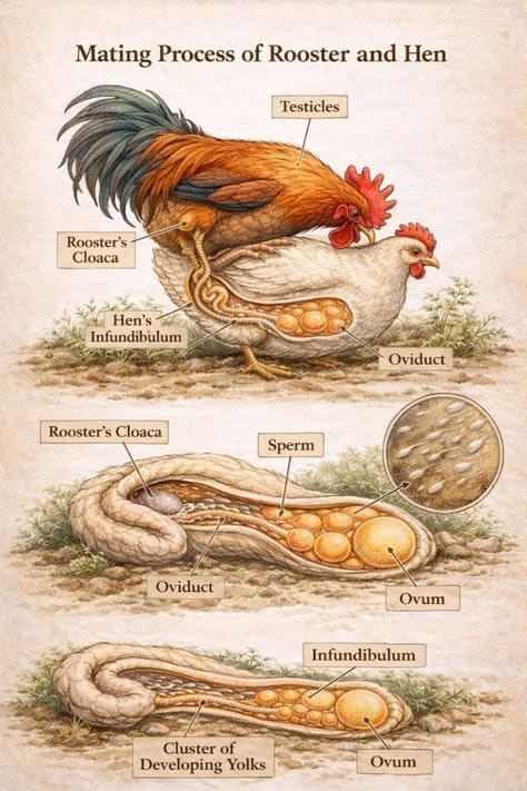 How Chickens Mate and Reproduce