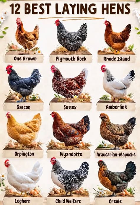 12 Best Laying Hens for Maximum Egg Production