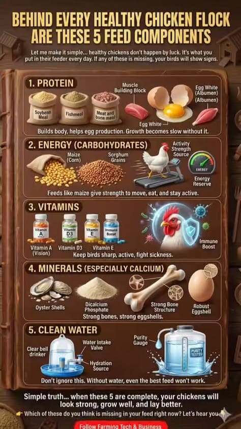 5 Essential Feed Components Every Chicken Needs