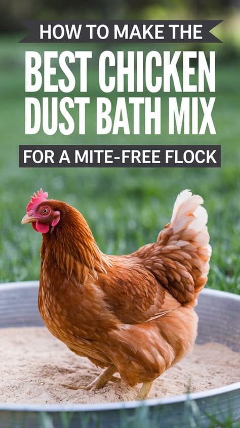 Best Chicken Dust Bath Mix for a Mite-Free Flock