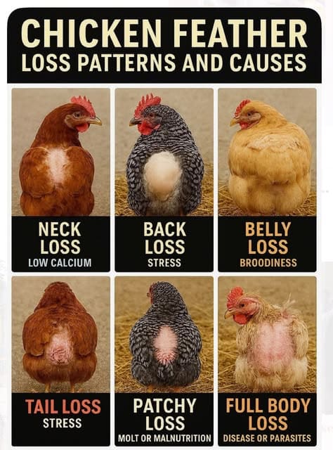 Chicken Feather Loss: Causes and Diagnosis Guide