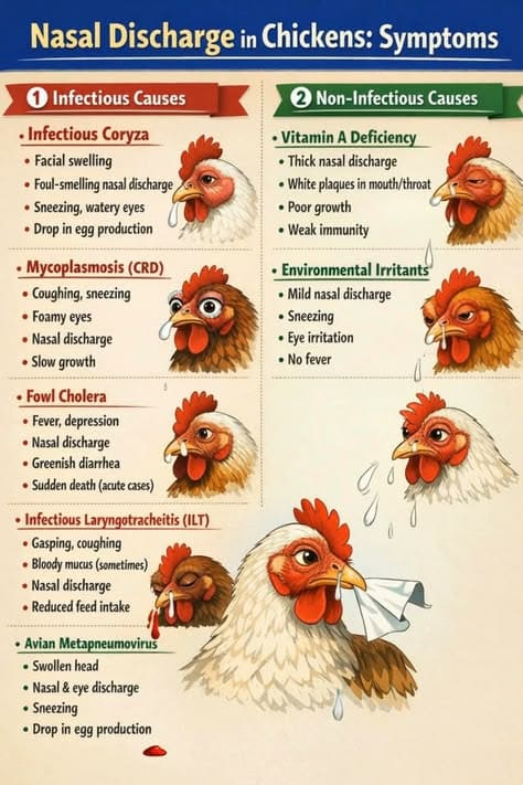 Nasal Discharge in Chickens: Causes & Symptoms