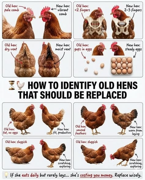How to Identify Old Hens to Replace: Culling Guide