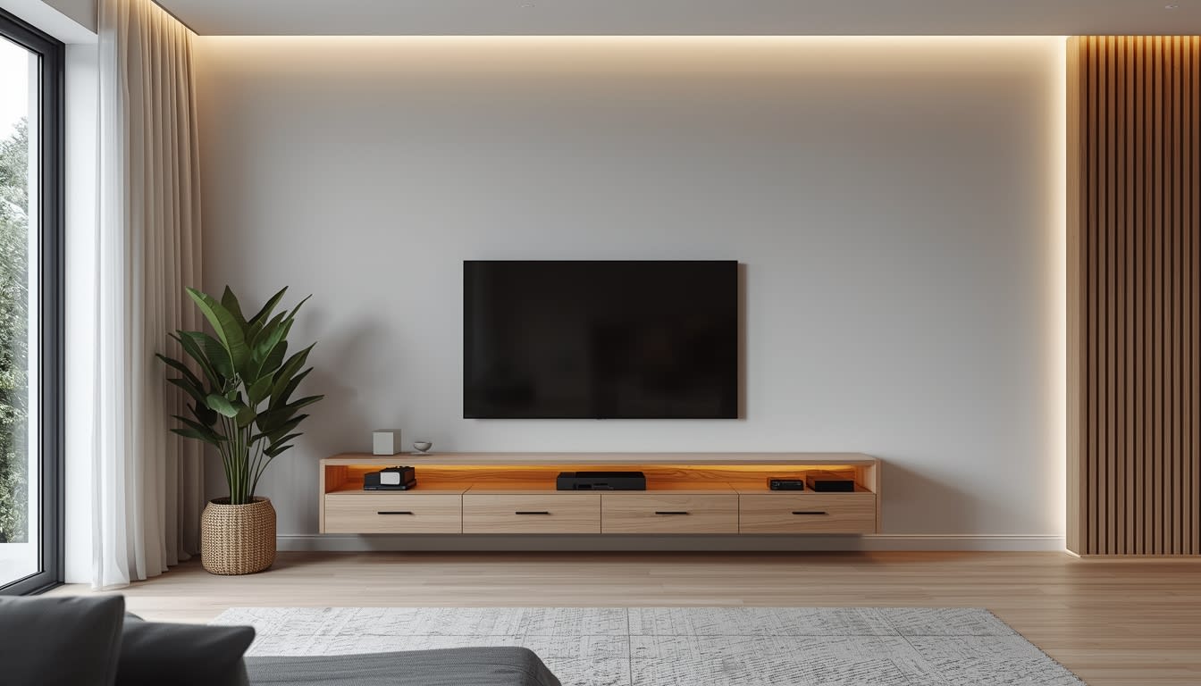 Less Depth Tv Unit Storage How to Design a Minimal TV Unit with Storage | Smart
